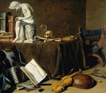 彼得 尅萊玆 Vanitas Still Life with the Spinario